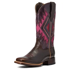 10040378 Ariat Women's Sienna Venttek 360 Chocolate Chip/Wine Not