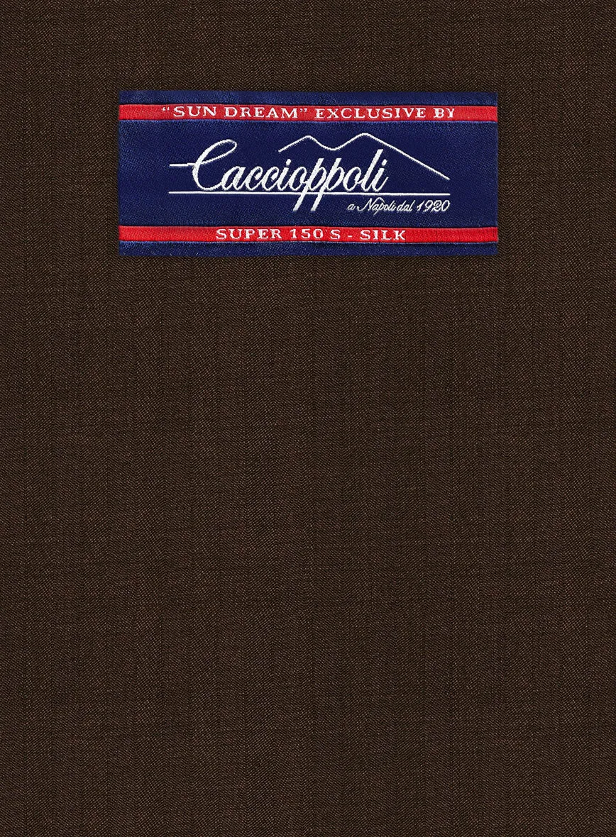 Caccioppoli Sun Dream Guroli Brown Wool Jacket