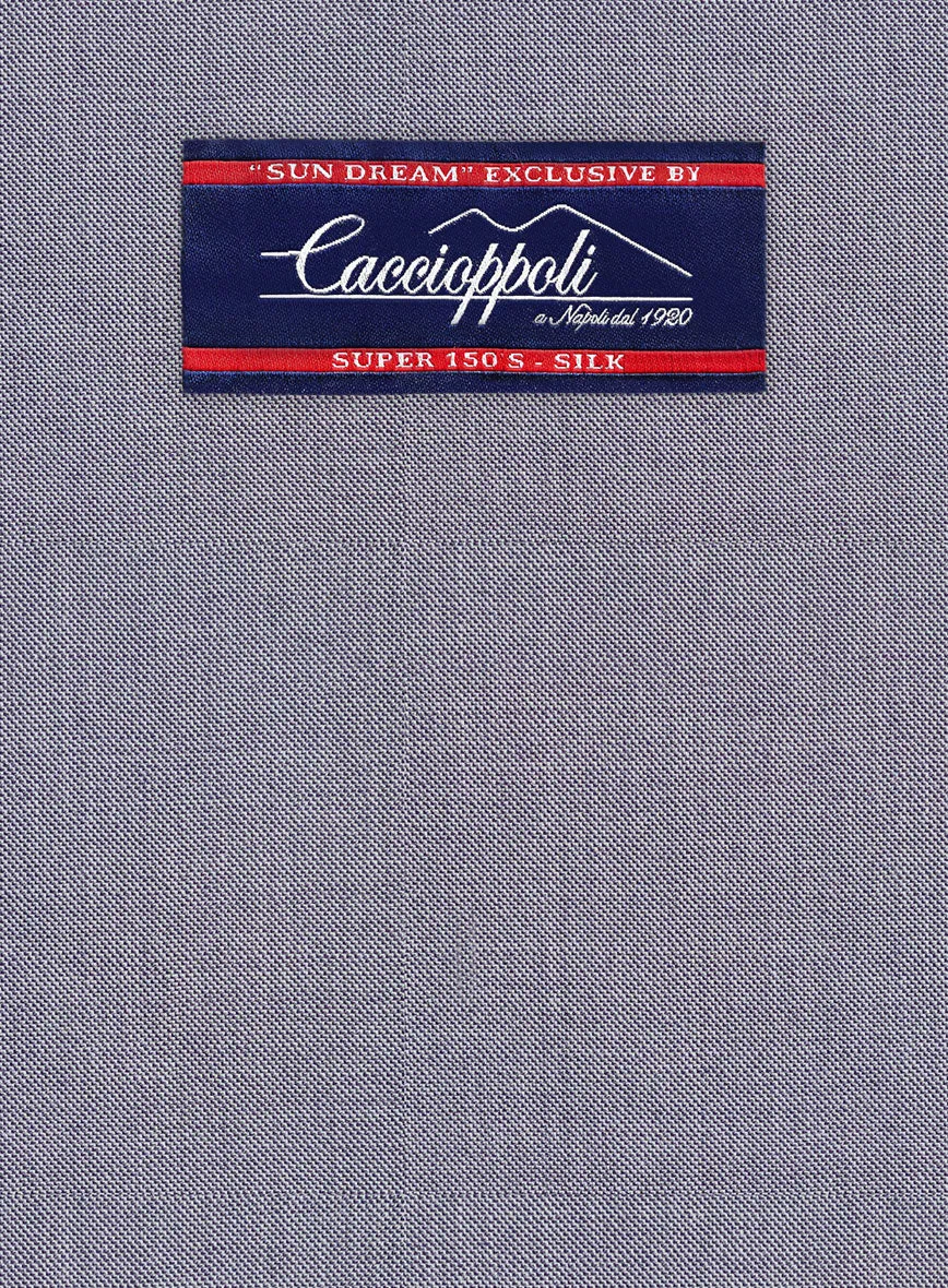 Caccioppoli Sun Dream Light Pastel Purple Wool Silk Jacket