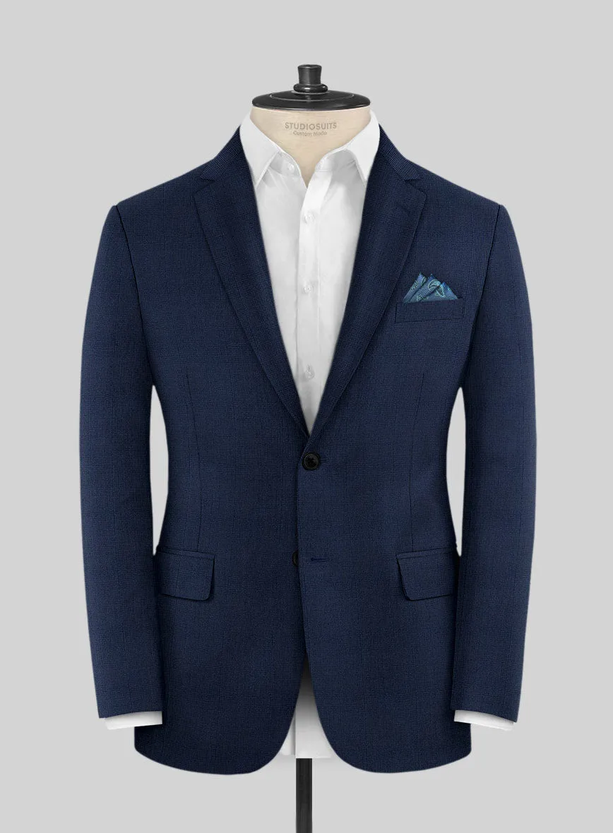Caccioppoli Sun Dream Tolome Dark Blue Wool Silk Jacket