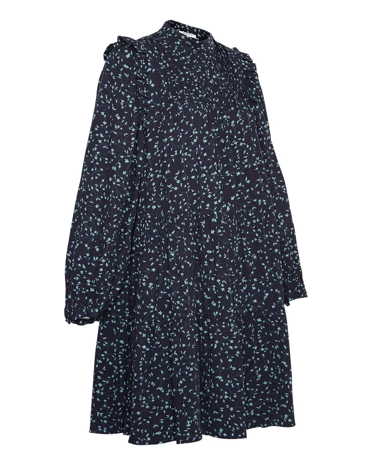Etha Raye LS Short Dress AOP - S Cap Flower
