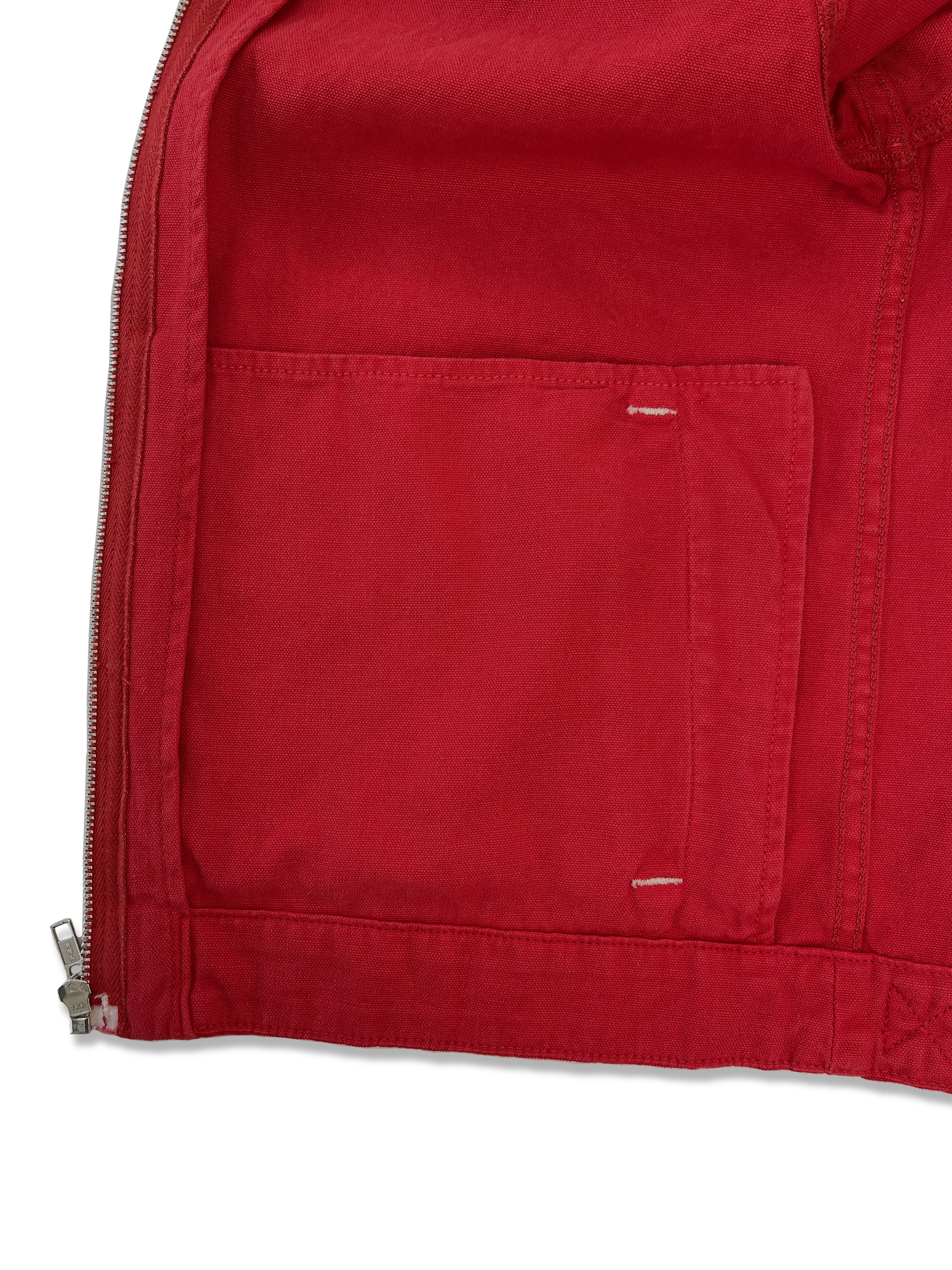 Hemp After-Work Jacket - Crimson Red