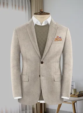 Lanificio Zegna Beige Basket Weave Jacket