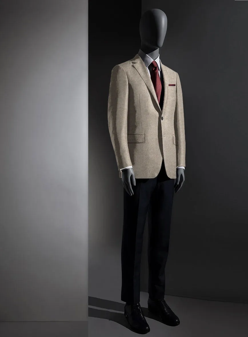 Lanificio Zegna Beige Basket Weave Jacket