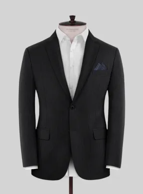 Lanificio Zegna Traveller Naquez Black Stripe Wool Jacket