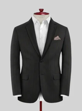 Lanificio Zegna Traveller Renar Black Stripe Wool Jacket