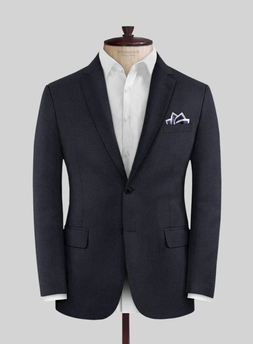 Lanificio Zegna Trofeo Ebony Blue Wool Jacket