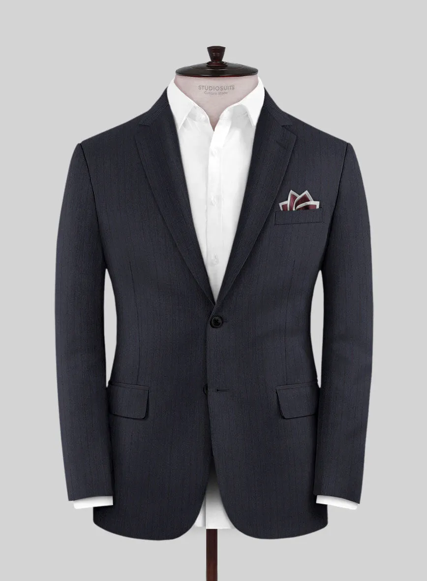 Lanificio Zegna Trofeo Ifrain Blue Stripe Wool Jacket