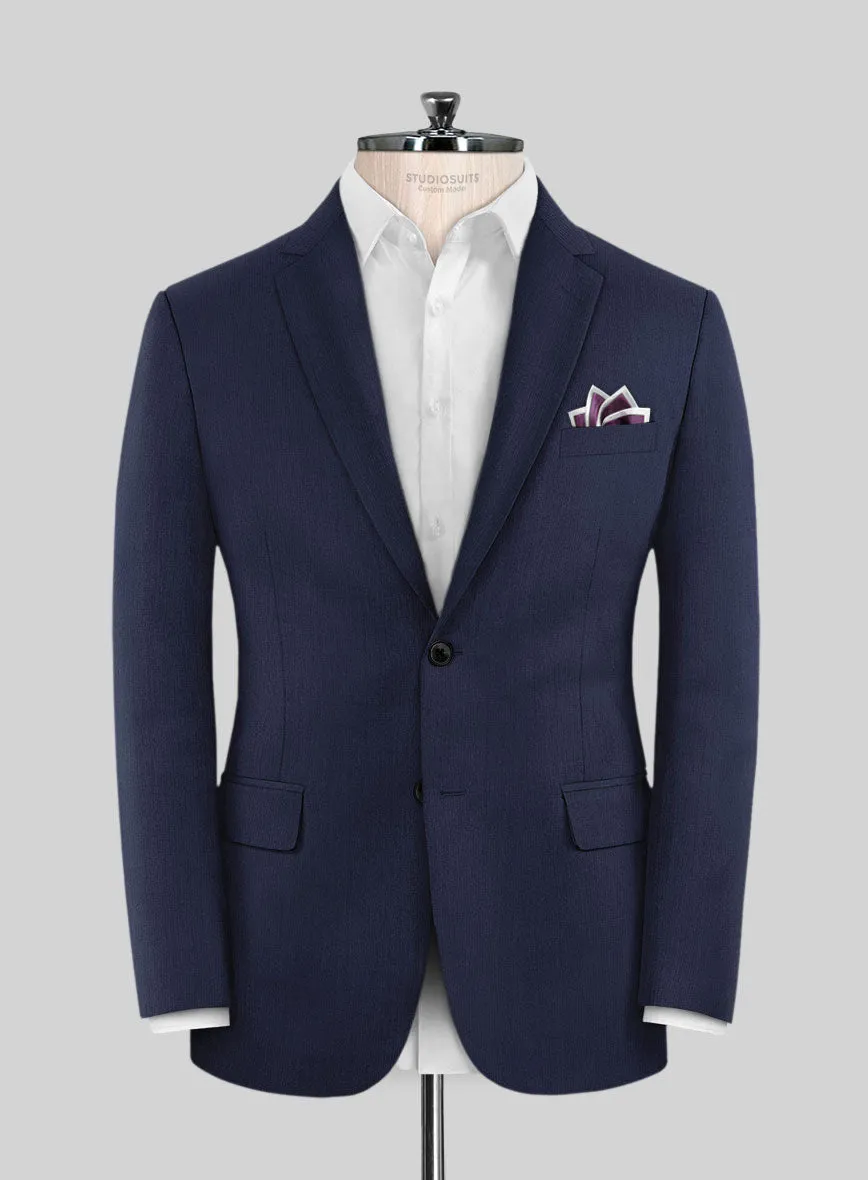 Lanificio Zegna Trofeo Ink Blue Wool Jacket