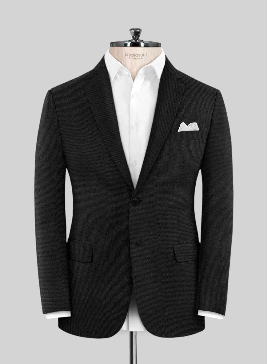 Lanificio Zegna Trofeo Smoky Black Wool Jacket