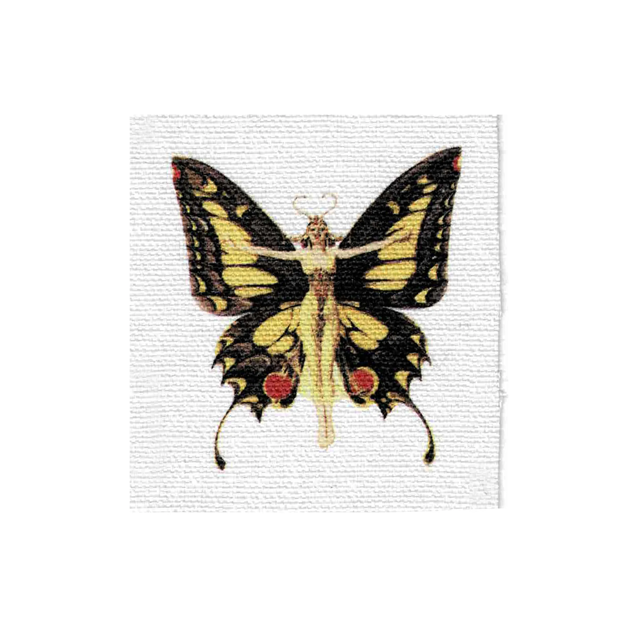 Life Woman Butterfly Fabric Sew On Patch