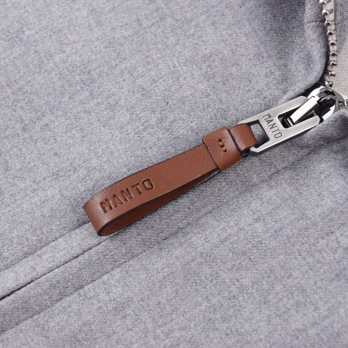 Manto Zip-Front Cashmere Jacket