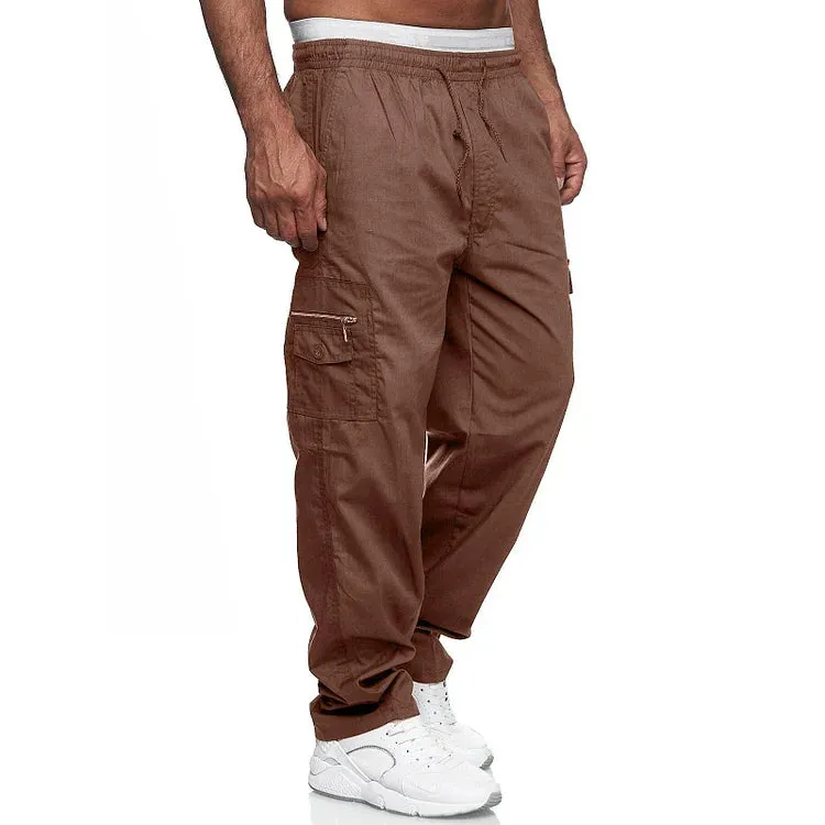 Men's Loose Cargo Pants with Multiple Pockets | Perfect for Outdoor Activities
