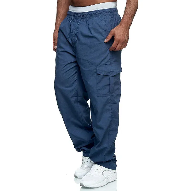 Men's Loose Cargo Pants with Multiple Pockets | Perfect for Outdoor Activities