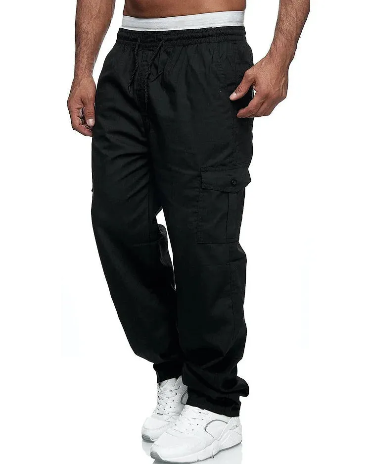 Men's Loose Cargo Pants with Multiple Pockets | Perfect for Outdoor Activities