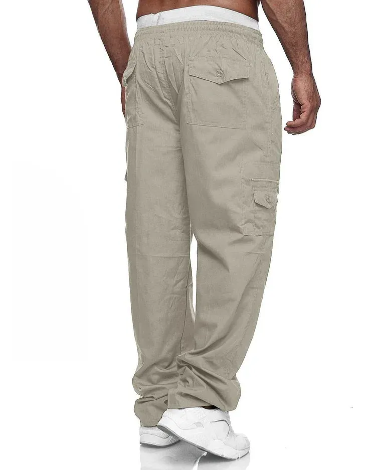 Men's Loose Cargo Pants with Multiple Pockets | Perfect for Outdoor Activities