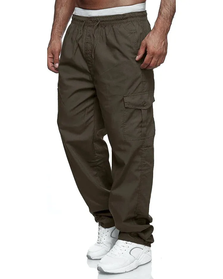 Men's Loose Cargo Pants with Multiple Pockets | Perfect for Outdoor Activities
