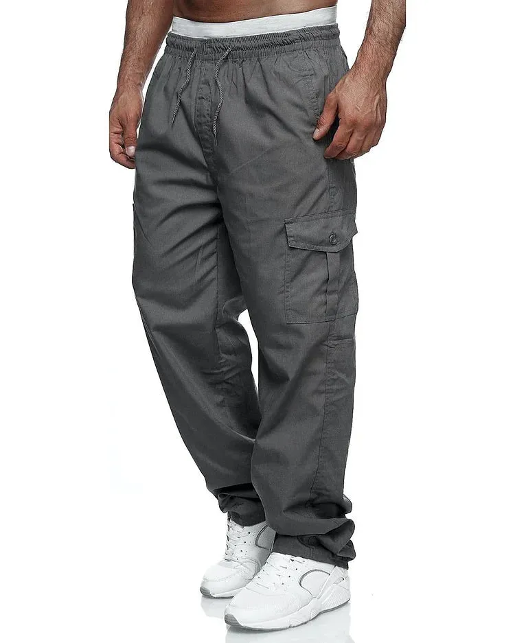 Men's Loose Cargo Pants with Multiple Pockets | Perfect for Outdoor Activities