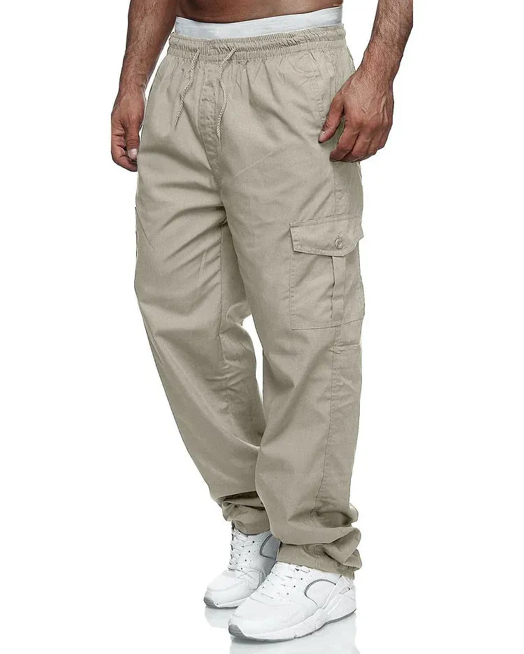 Men's Loose Cargo Pants with Multiple Pockets | Perfect for Outdoor Activities