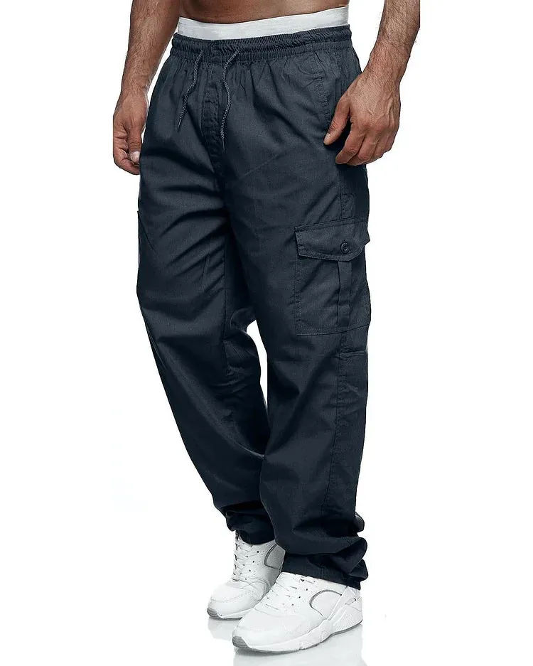 Men's Loose Cargo Pants with Multiple Pockets | Perfect for Outdoor Activities