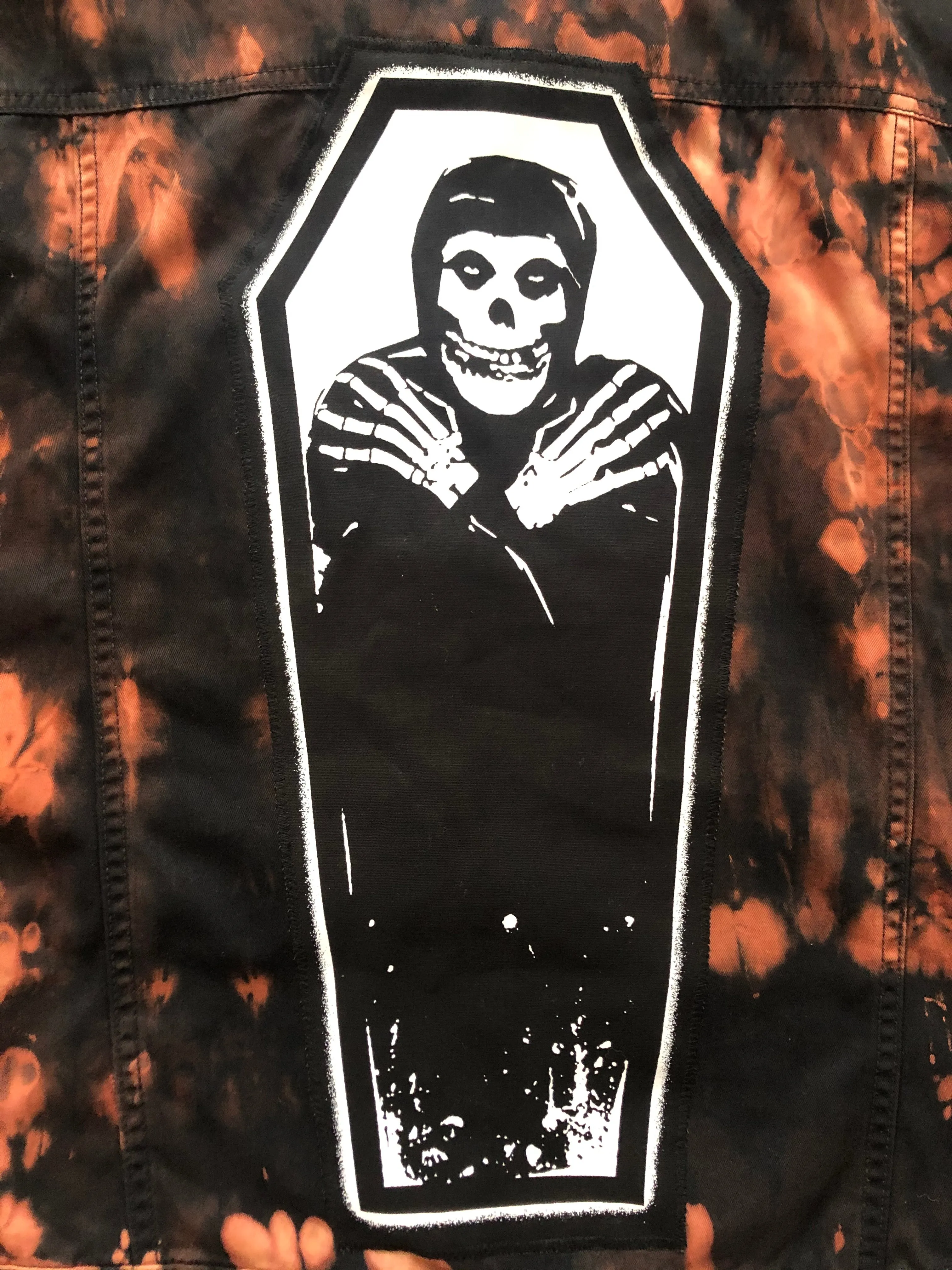 Misfits Fire Bleach Horror Business Denim Punk Cut-Off Crimson Ghost Fiend Club