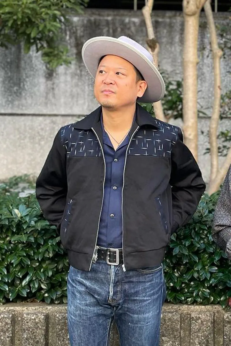 Nep Print 2Tone Sport Jacket