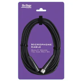 On-Stage Microphone Cable XLR-XLR ~ 20ft/6m