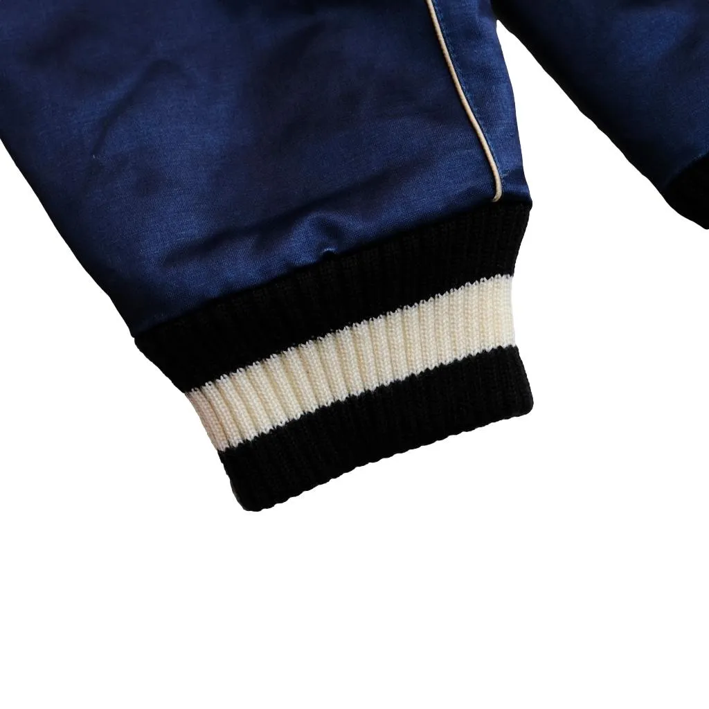 Samurai Jeans SJSKJ24 Indigo Dyed Sukajan Jacket