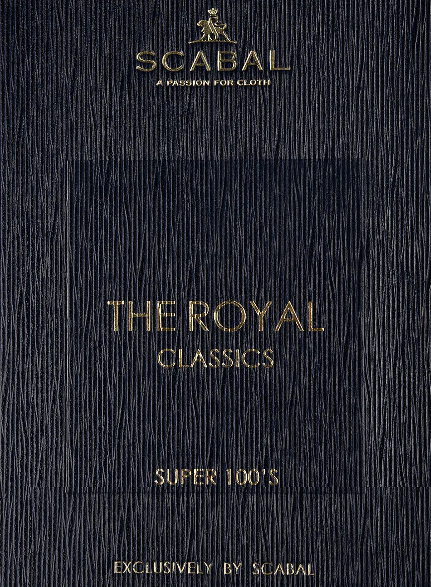 Scabal Cacho Checks Blue Wool Jacket