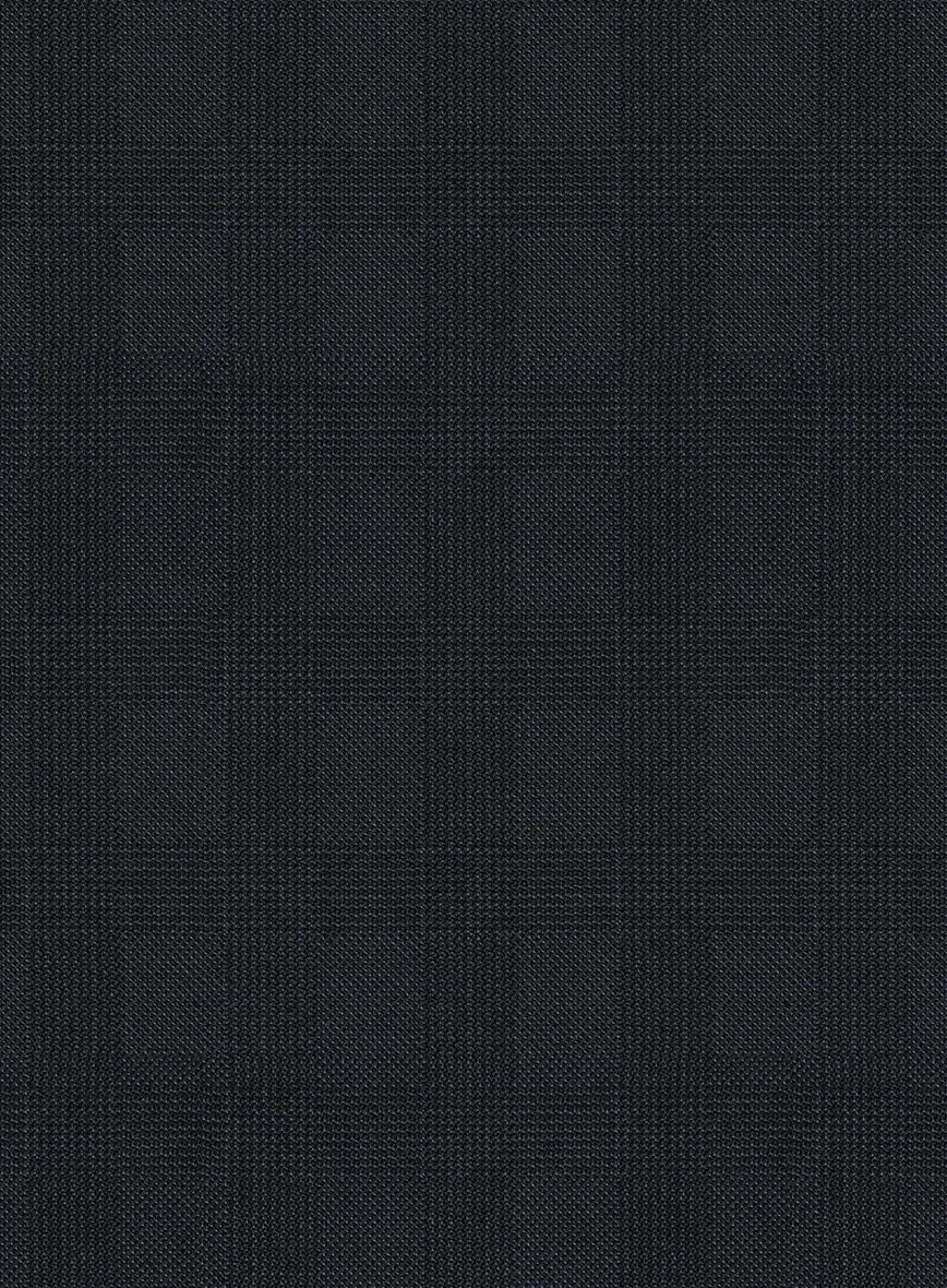 Scabal Cacho Checks Blue Wool Jacket