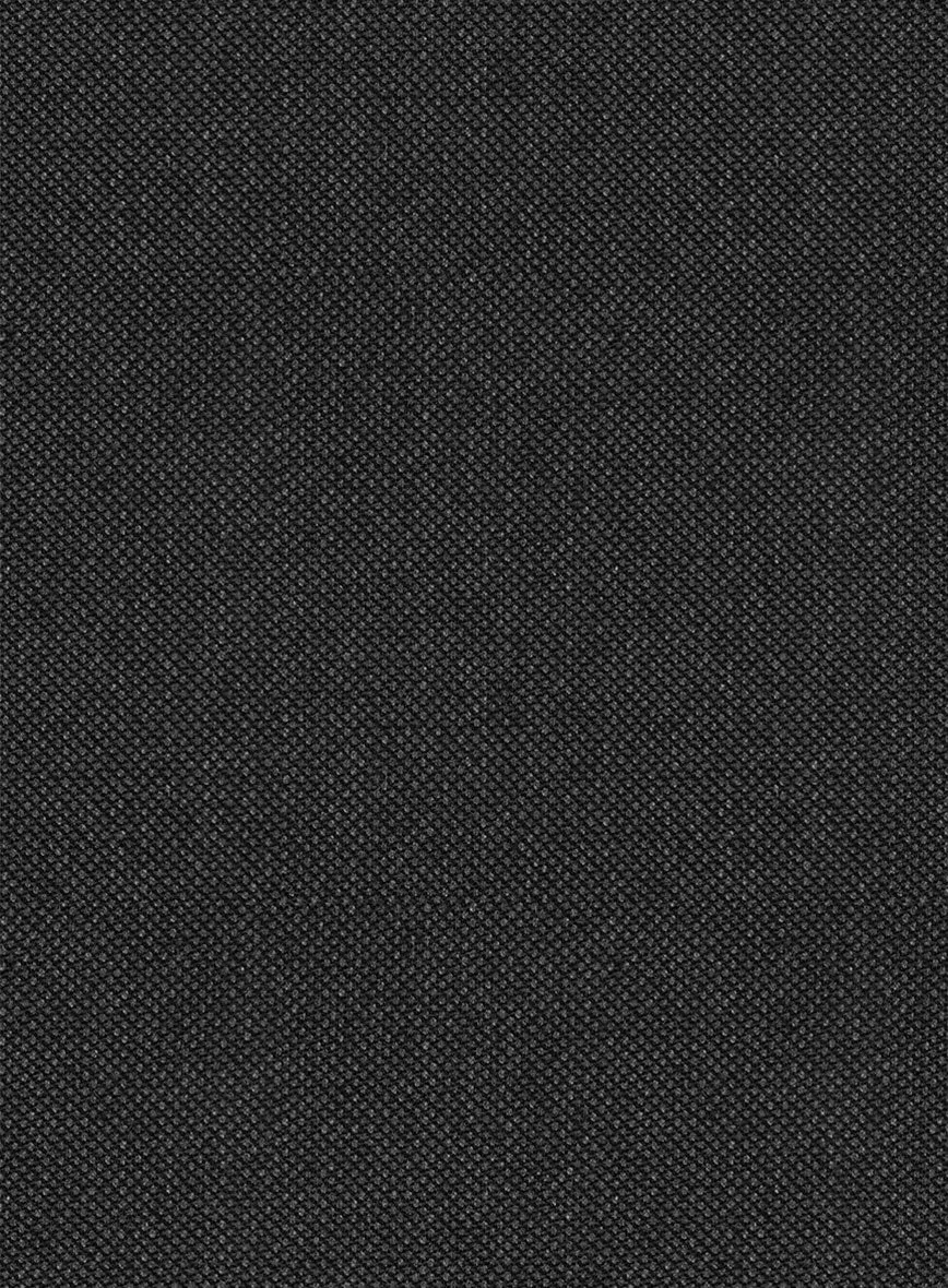 Scabal Caspa Birdseye Gray Wool Jacket