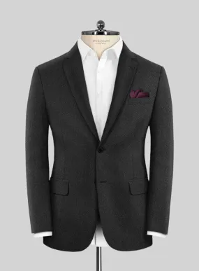 Scabal Caspa Birdseye Gray Wool Jacket