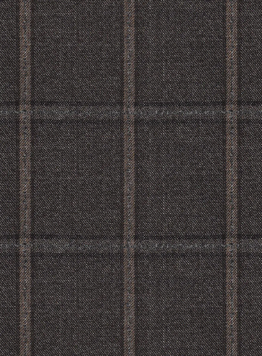 Scabal Coffee Brown Wool Jacket