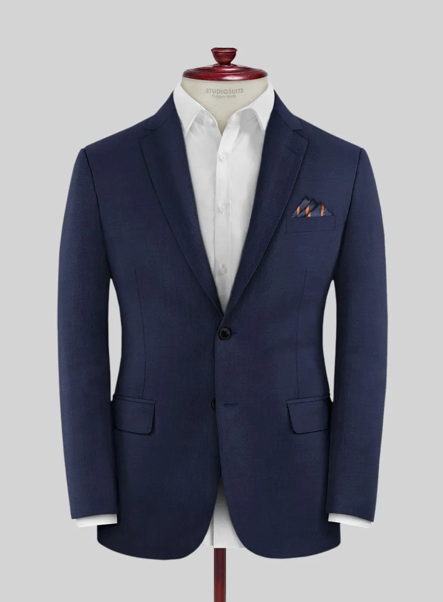 Scabal Cosmopolitan Bottle Blue Wool Jacket