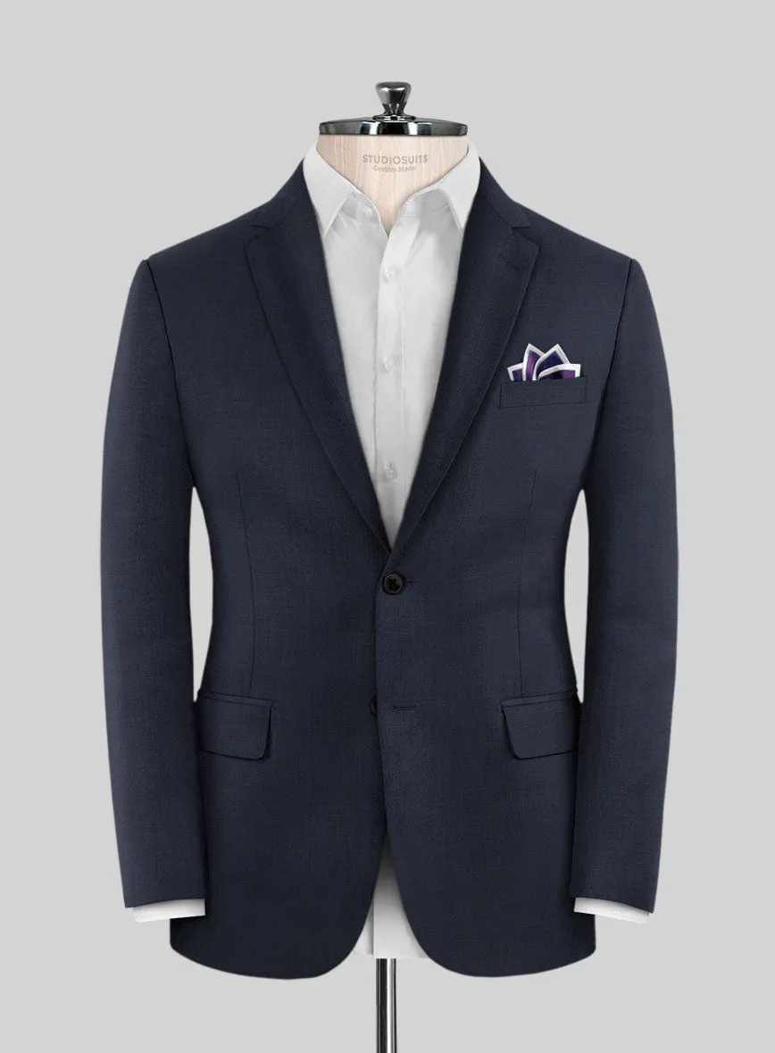 Scabal Cosmopolitan Navy Blue Wool Jacket