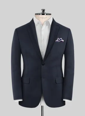 Scabal Cosmopolitan Navy Blue Wool Jacket