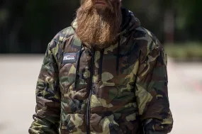 Stay Dangerous Camo Woobie - Insulated Zip-Up Hoodie