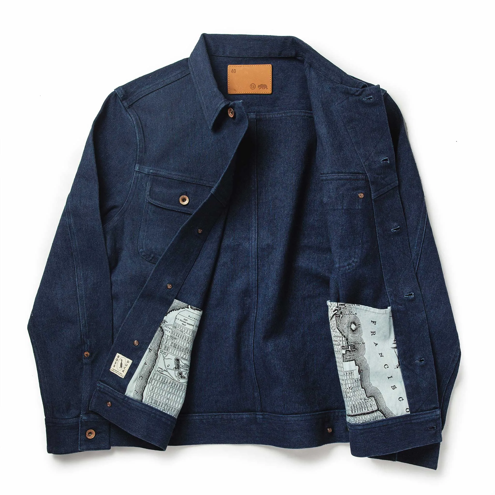 The Long Haul Jacket in Indigo Boss Duck