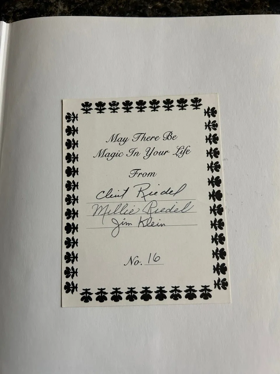 The Magic of Riedel - James M. Klein - SIGNED & NUMBERED