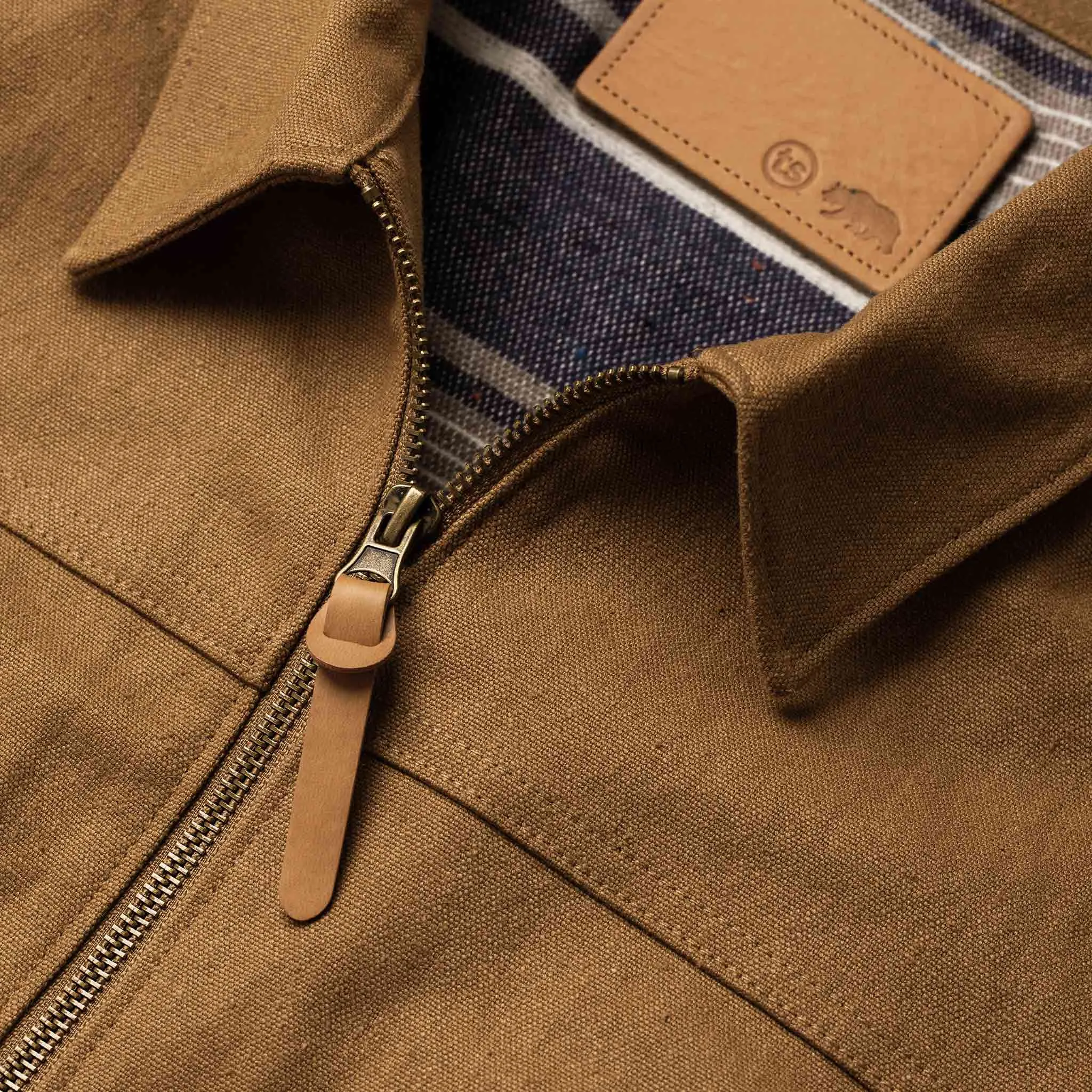 The Mechanic Jacket in British Khaki Boss Duck