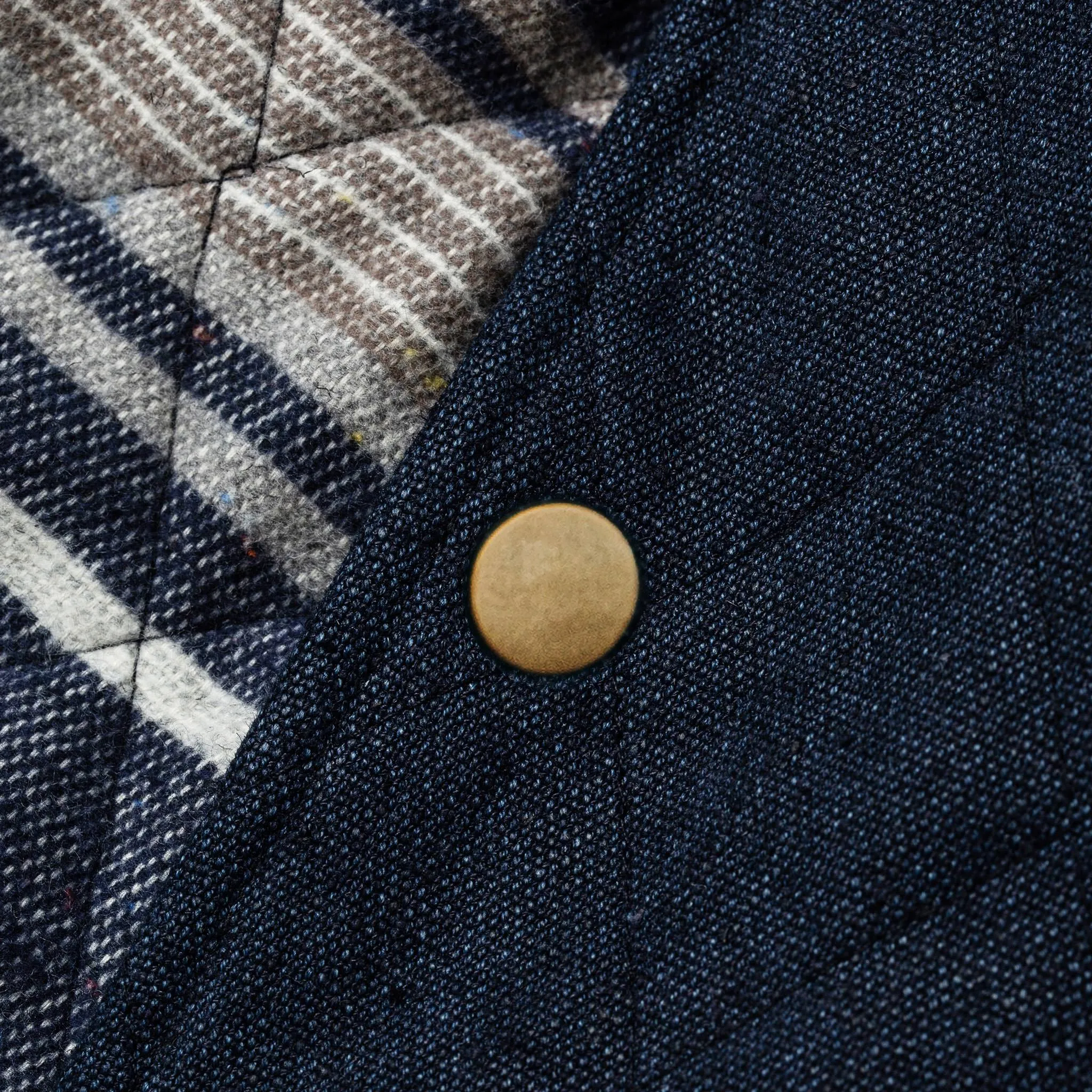 The Quilted Jacket in Indigo Boss Duck