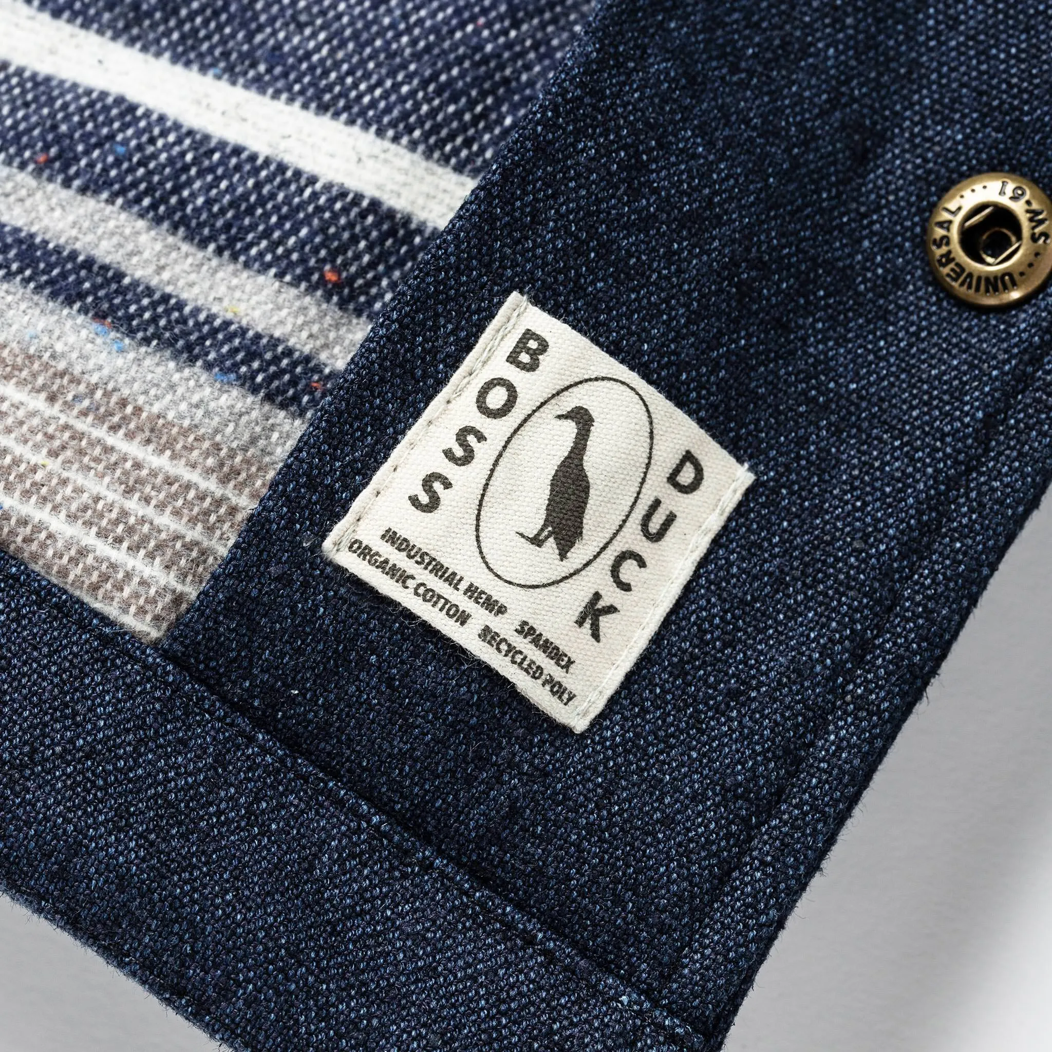 The Quilted Jacket in Indigo Boss Duck
