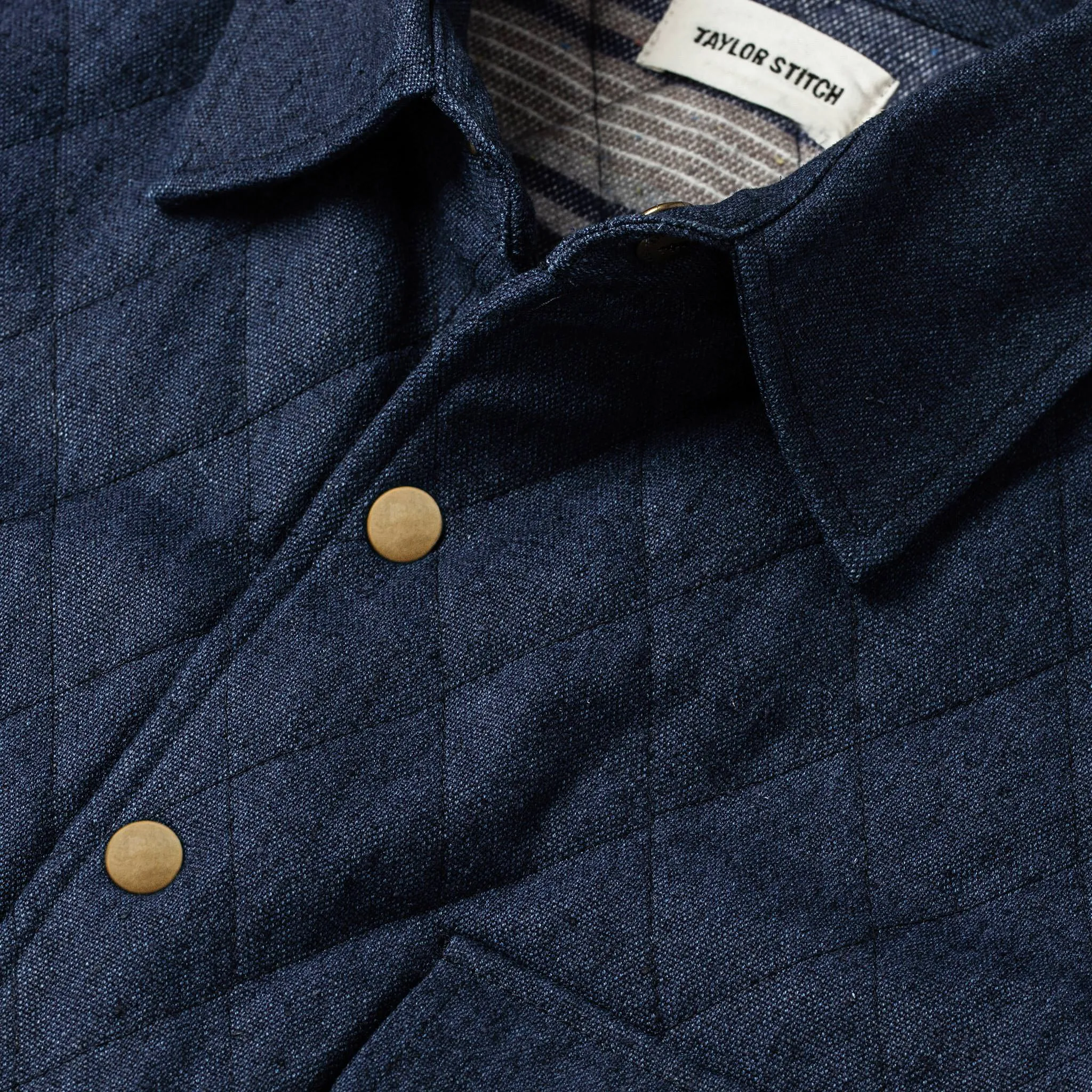 The Quilted Jacket in Indigo Boss Duck