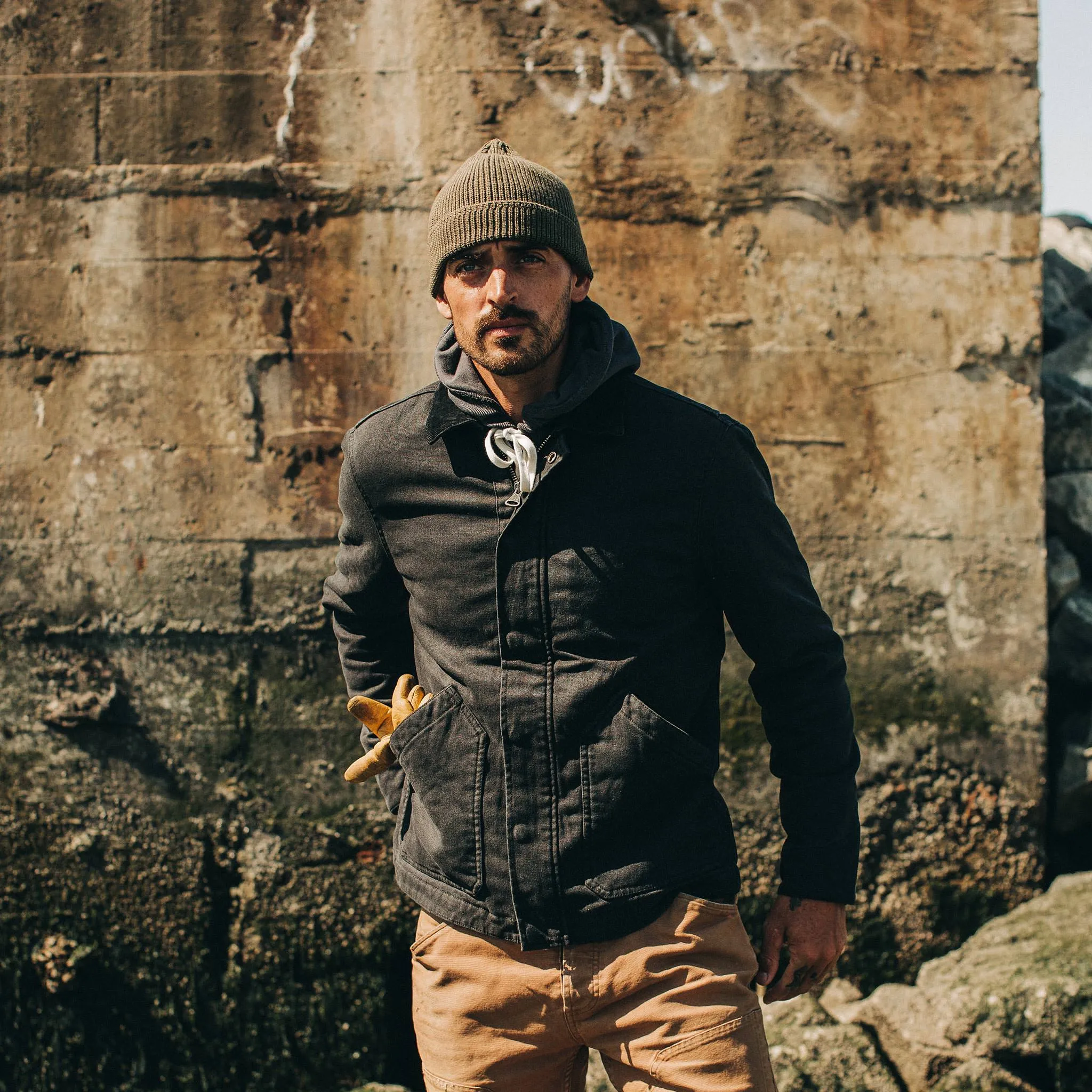 The Workhorse Jacket in Coal Boss Duck