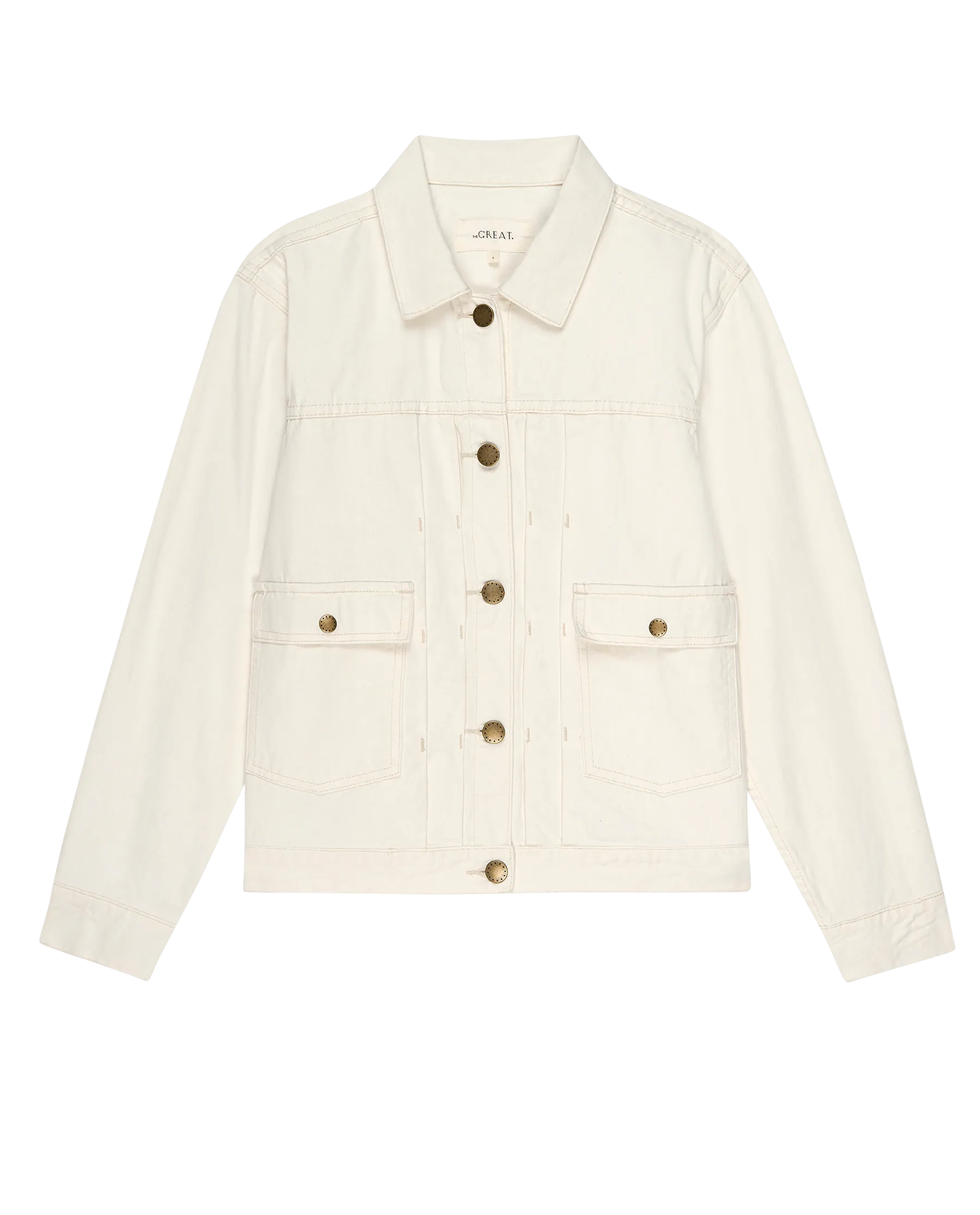 The Workwear Jean Jacket. -- Natural Hemp