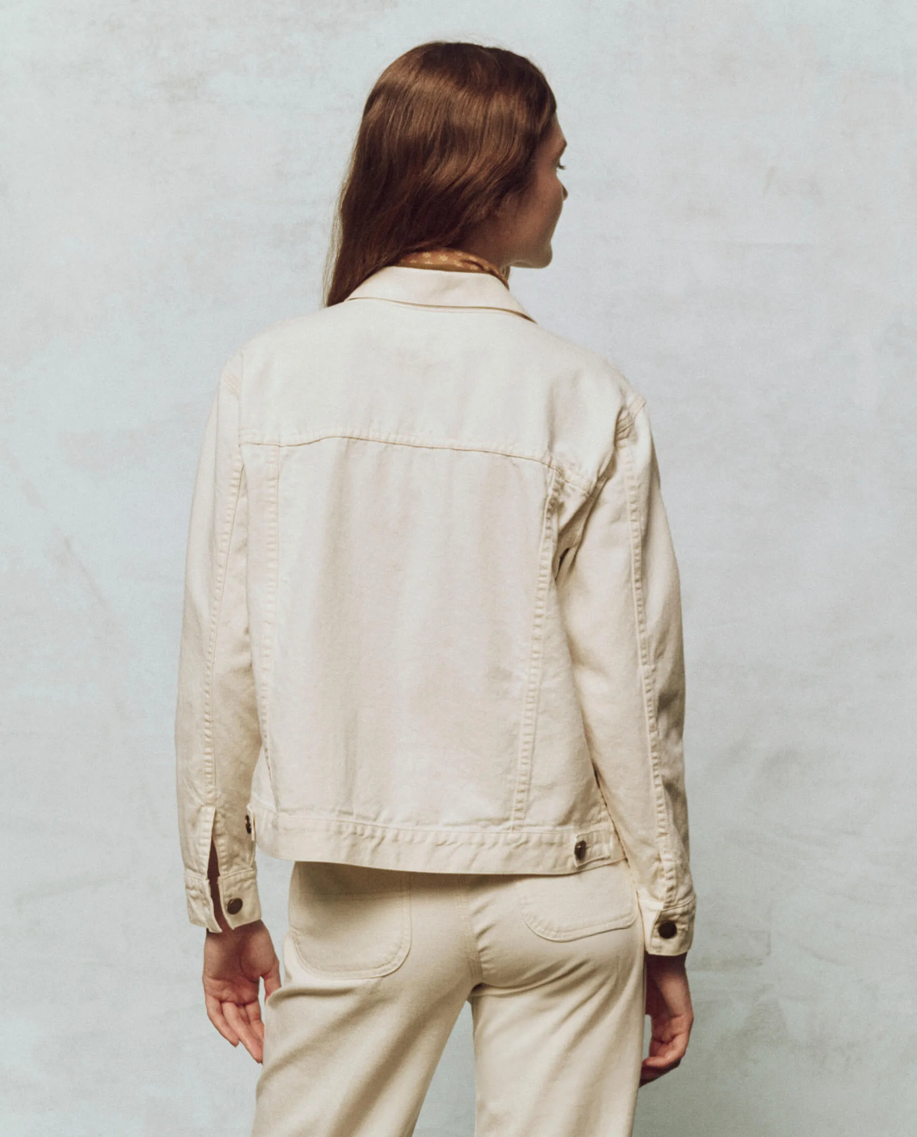The Workwear Jean Jacket. -- Natural Hemp