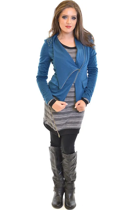 Try It My Way Jacket - Teal