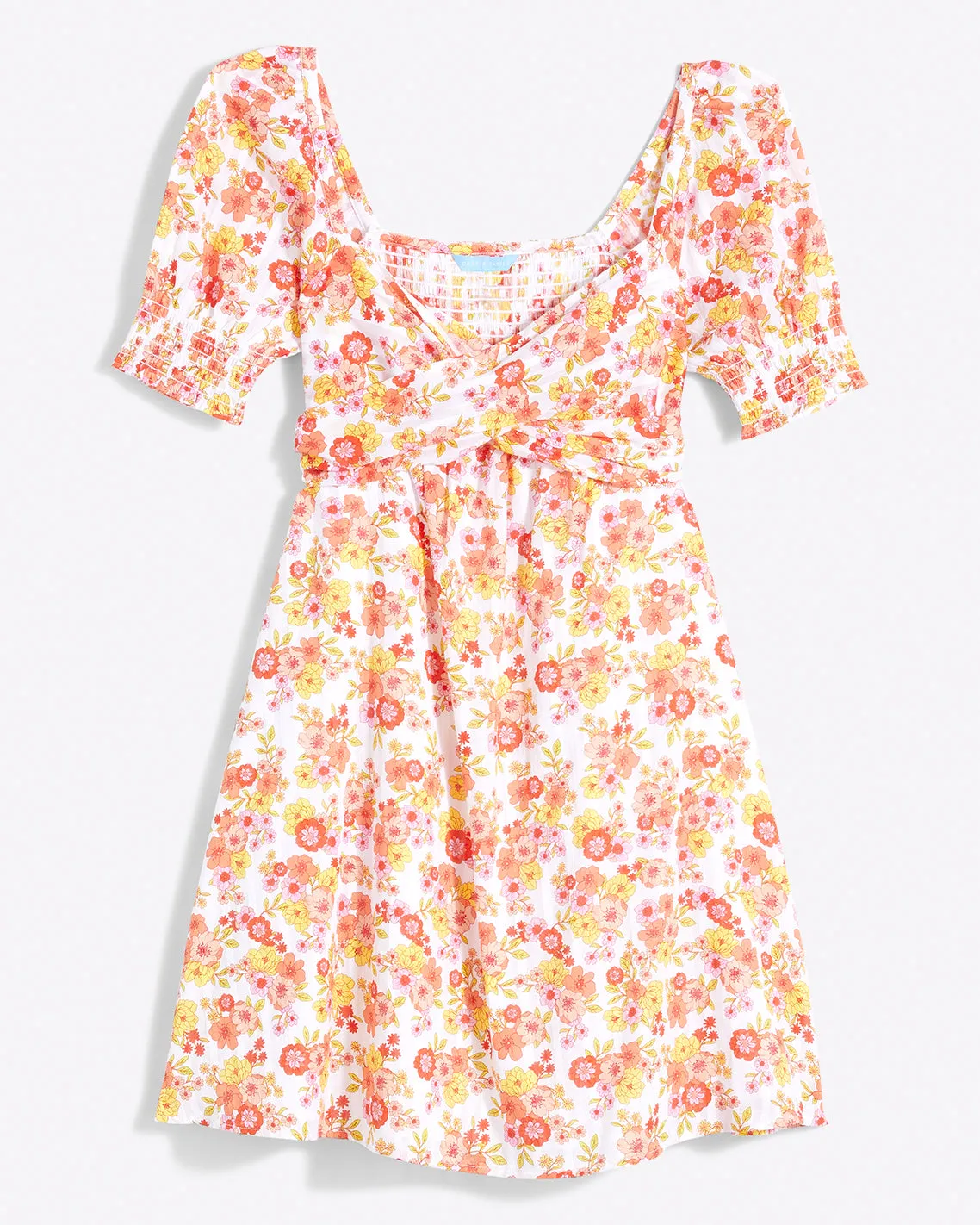 Tye Mini Dress in Field Blossom