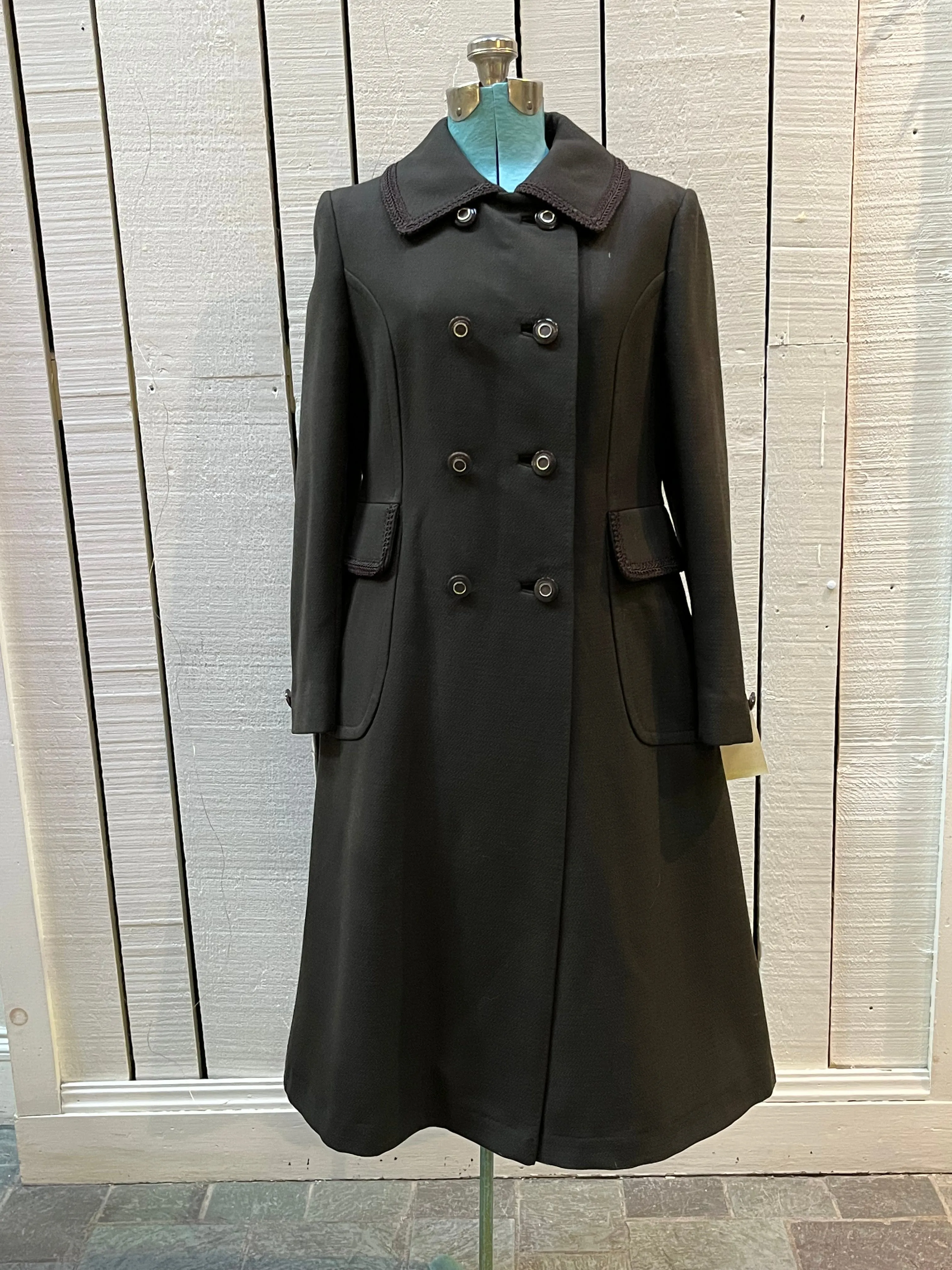 Vintage D'allaird's Brown Wool Coat, Made in Canada, Chest 38”