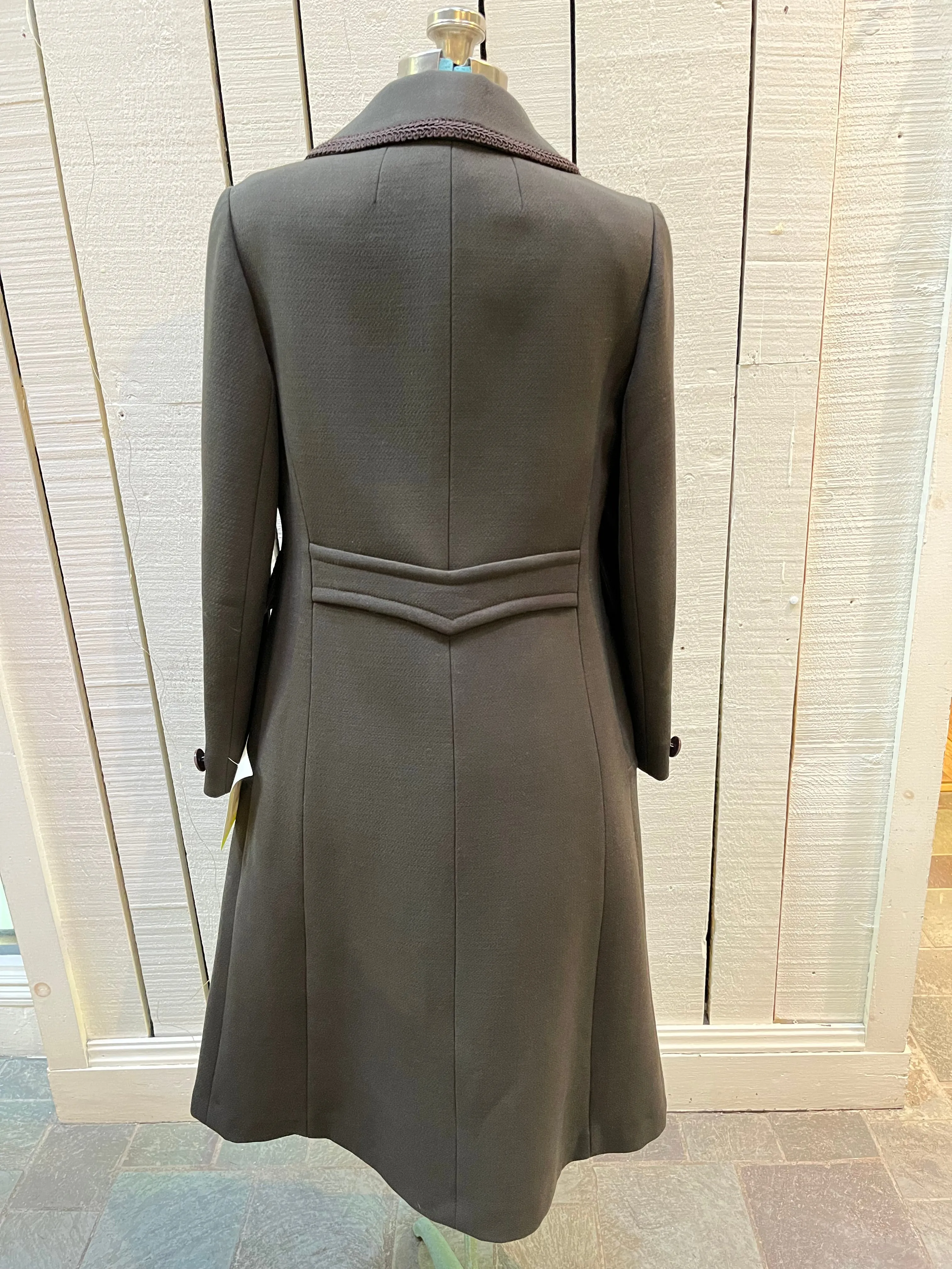 Vintage D'allaird's Brown Wool Coat, Made in Canada, Chest 38”